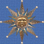 Sun Cериграфические панно из стеклянной мозаики Ezarri